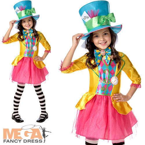 Mad hatter girls fancy dress - hatter,