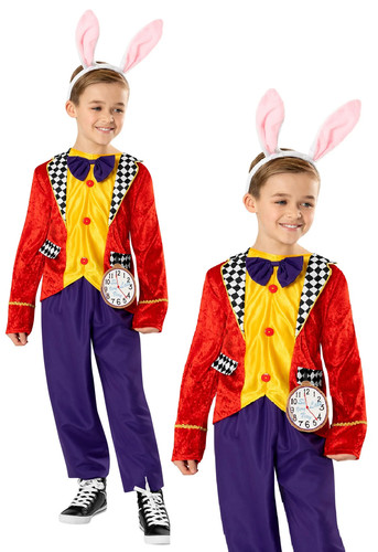 Boys white rabbit - white, costume