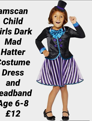 Amscan dark mad hatter alice - amscan,