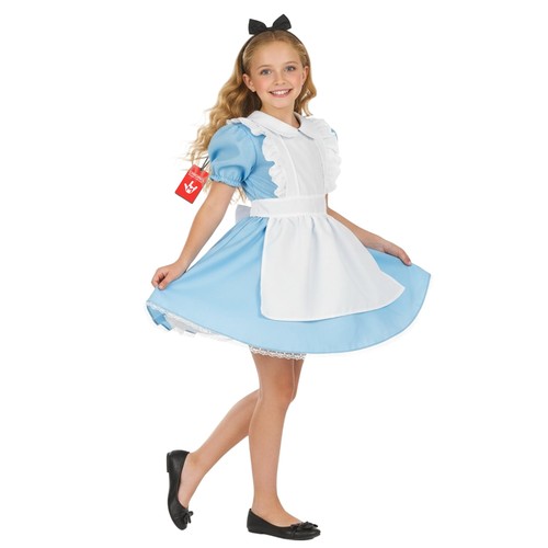 Girl blue alice costume - blue,