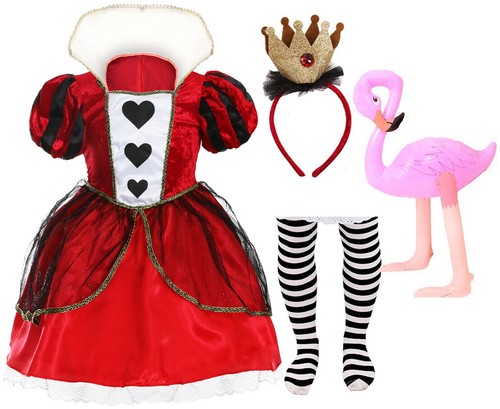 Girls queen hearts costume - queen,