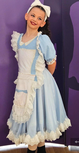 Girls blue alice wonderland - blue,