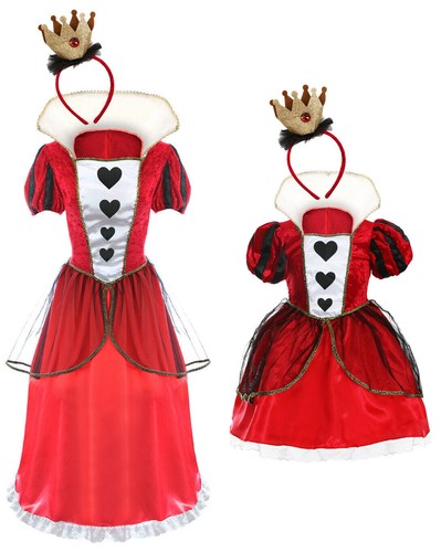 Deluxe queen hearts costume - deluxe, of