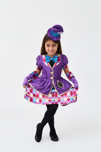 Girls mad hatter costume alice - girls,