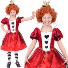 GIRLS QUEEN OF HEARTS COSTUME