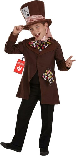 Boys mad hatter costume xl - s,